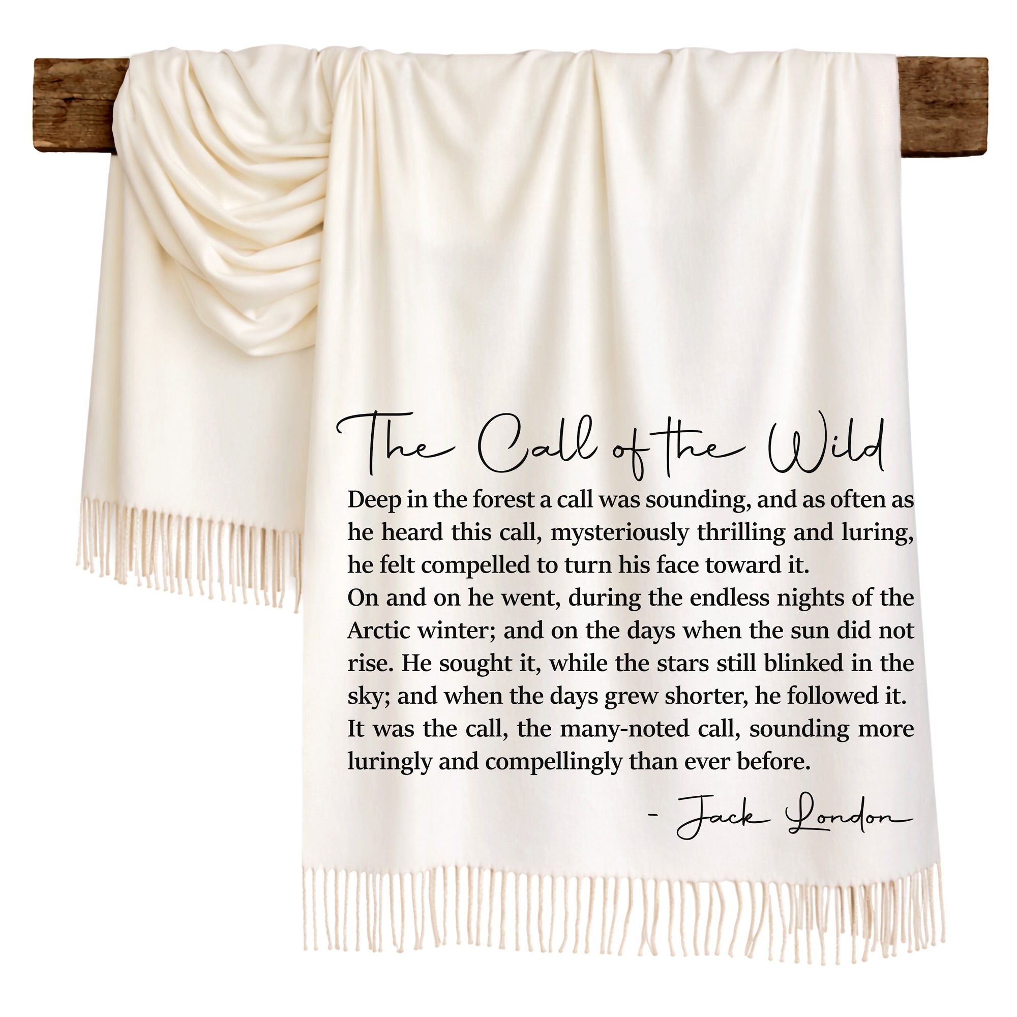 THE CALL OF THE WILD Literary Scarf