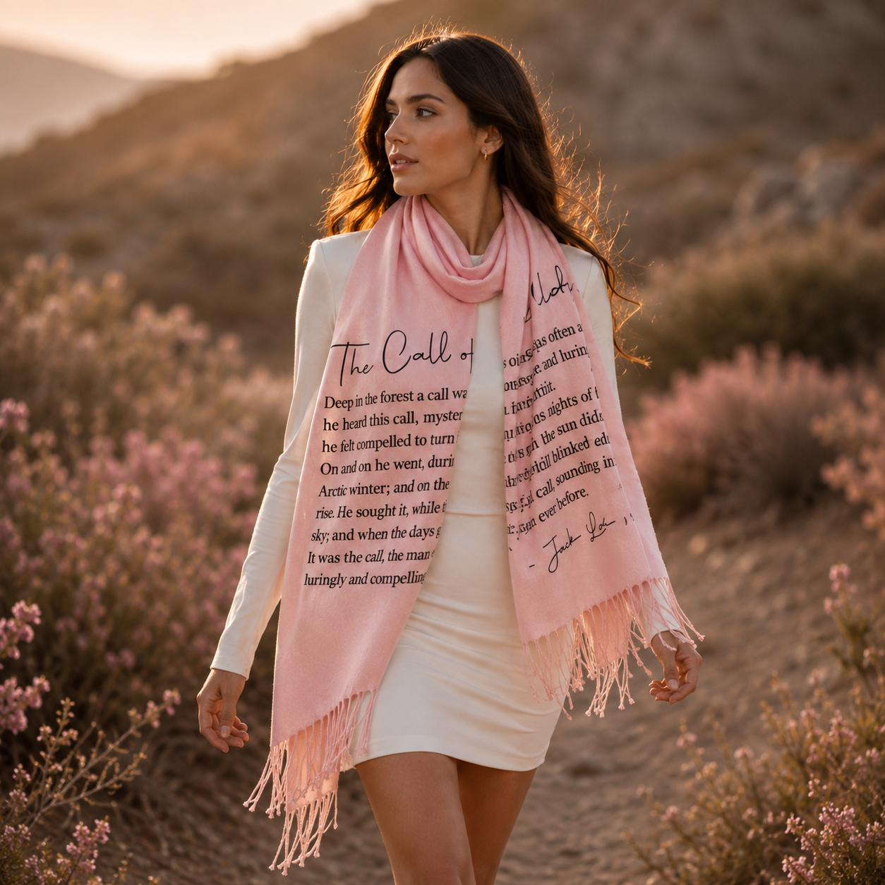THE CALL OF THE WILD Literary Scarf