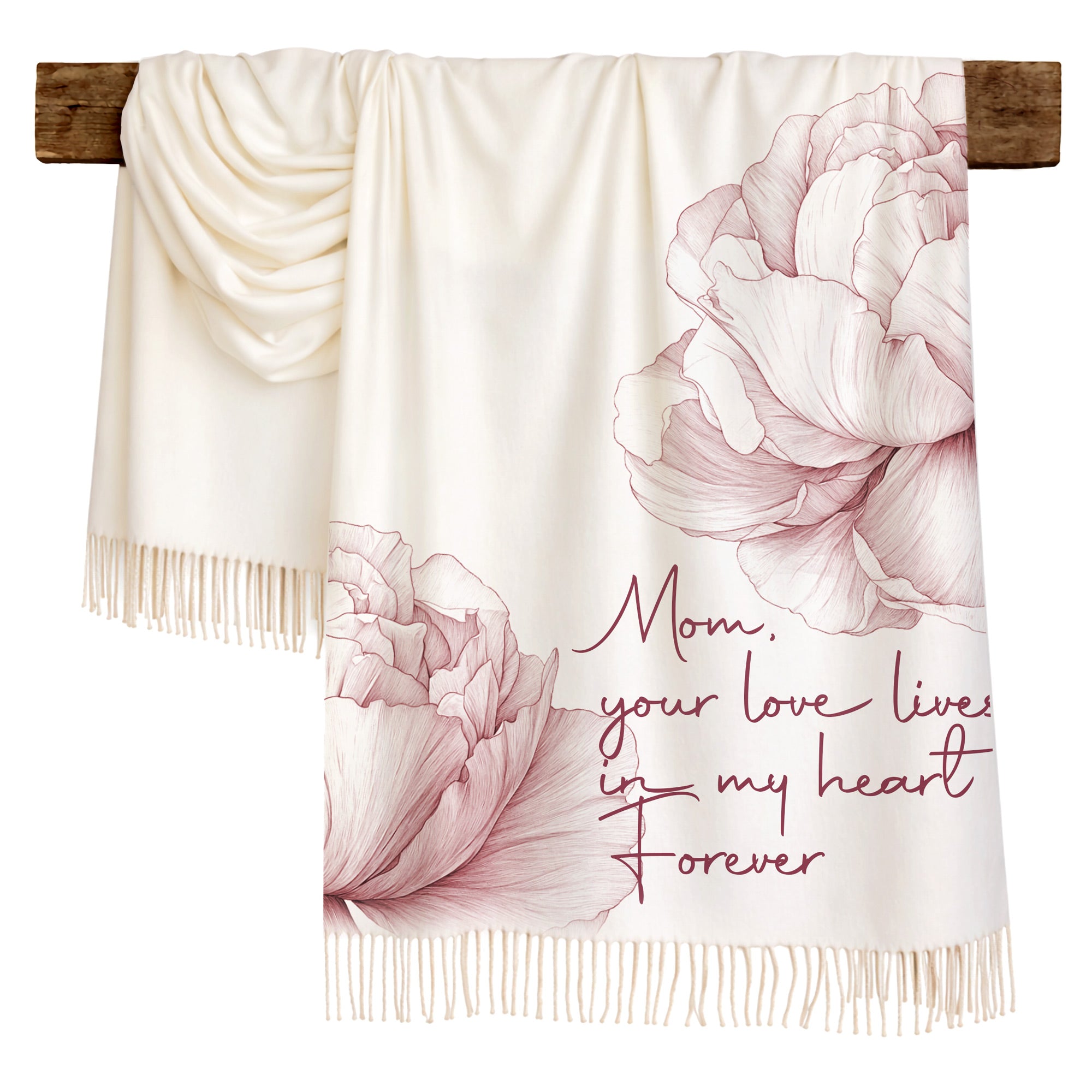 Forever Love Peony Scarf