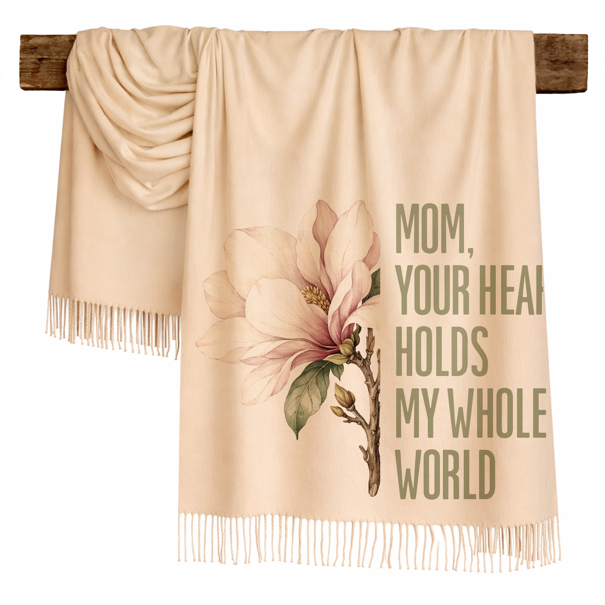Magnolia Bloom Scarf for Mom