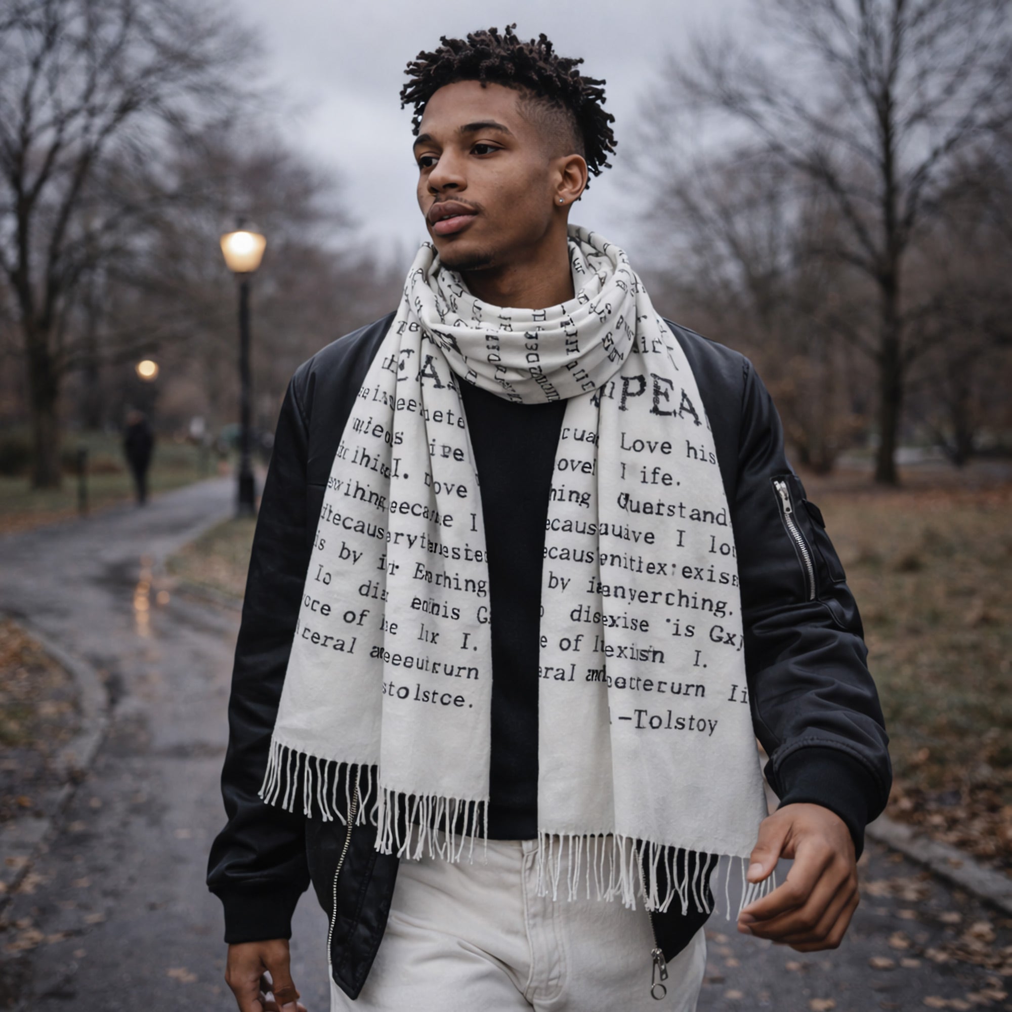 Vintage Typewriter Scarf