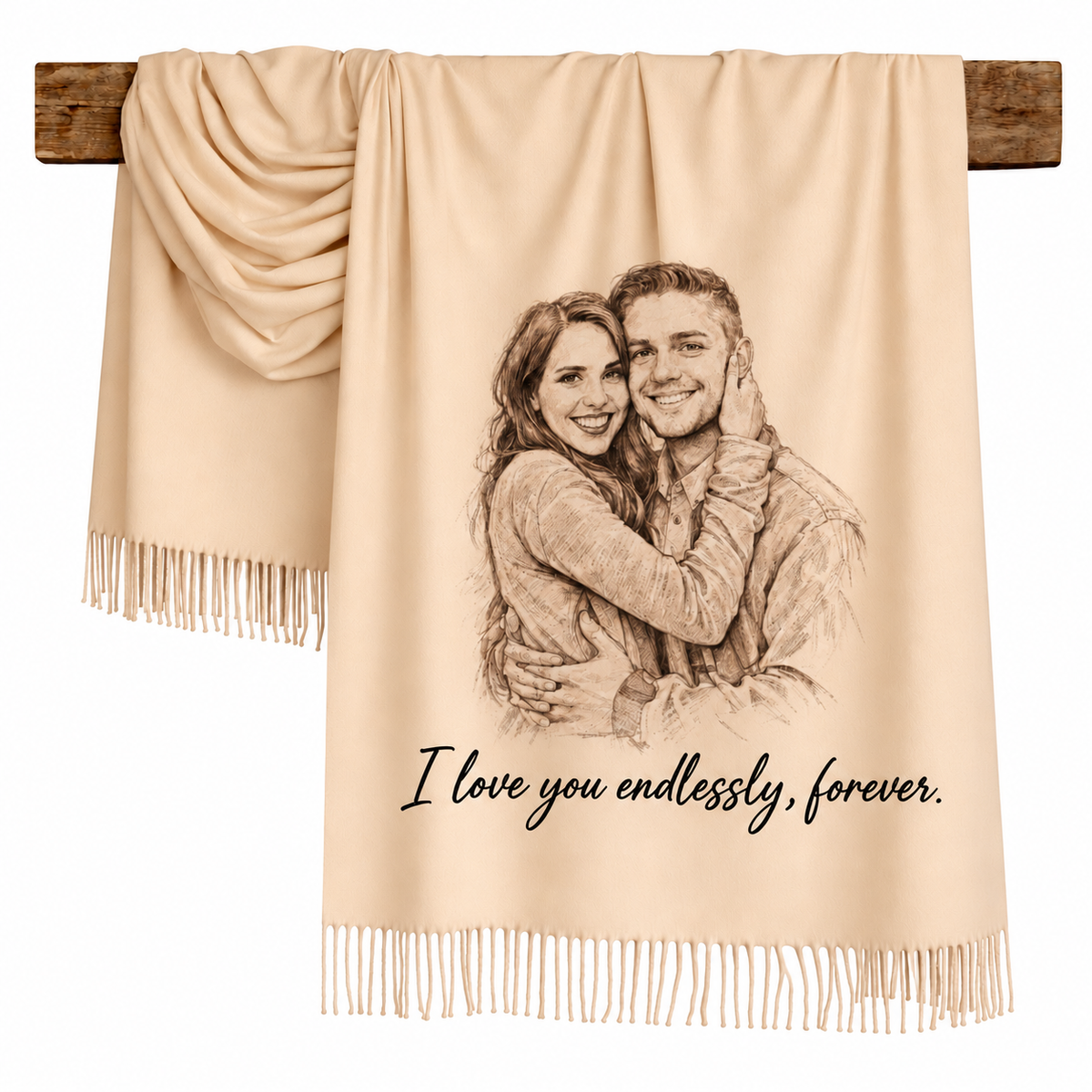 Photo Memory + Text Scarf