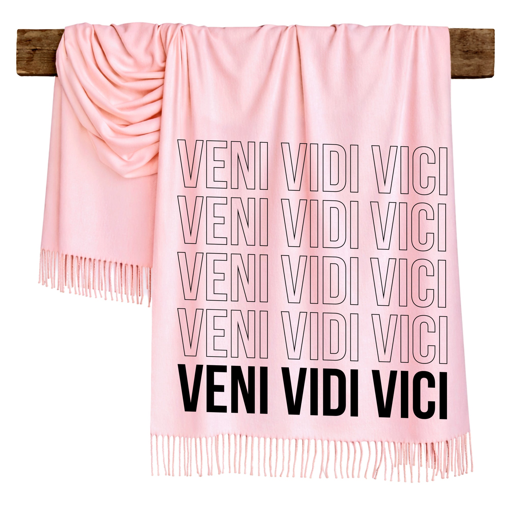 VENI, VIDI, VICI - Scarf , Black Font
