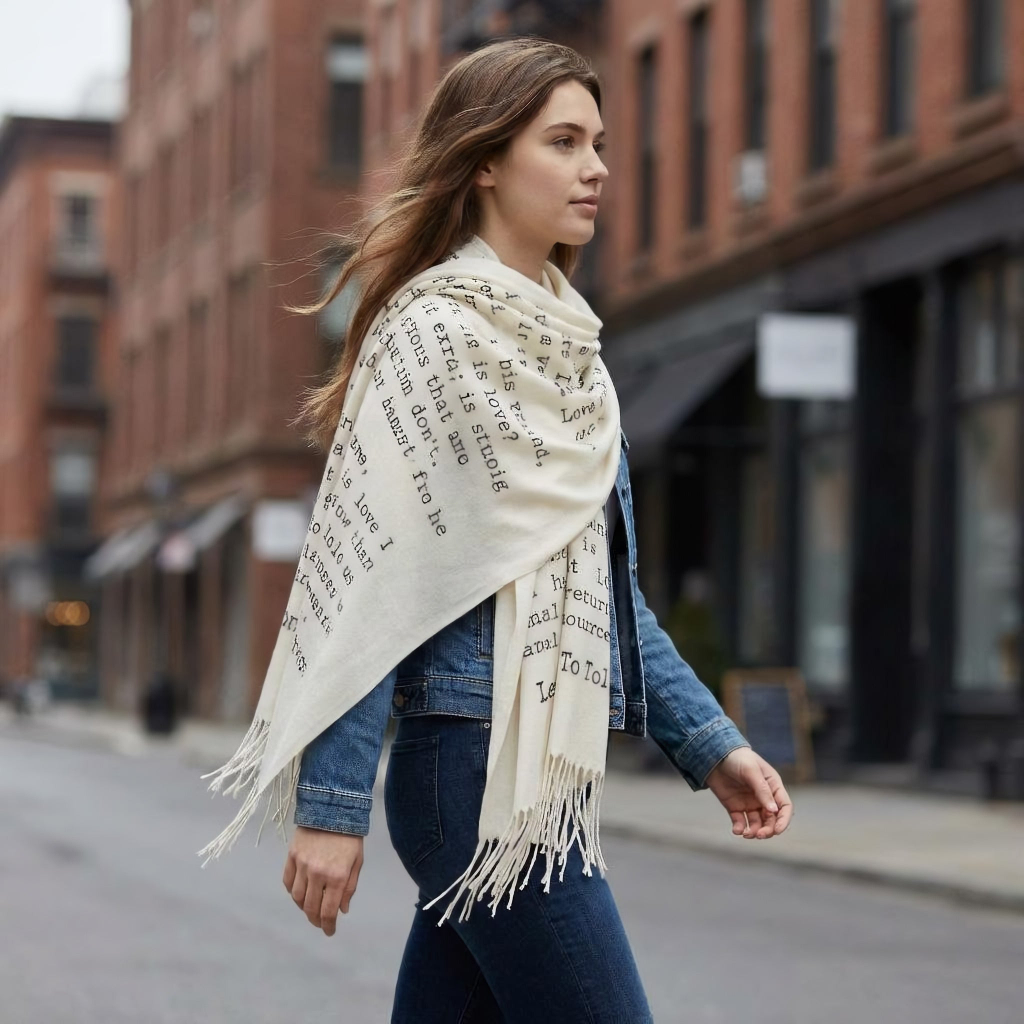 Vintage Typewriter Scarf