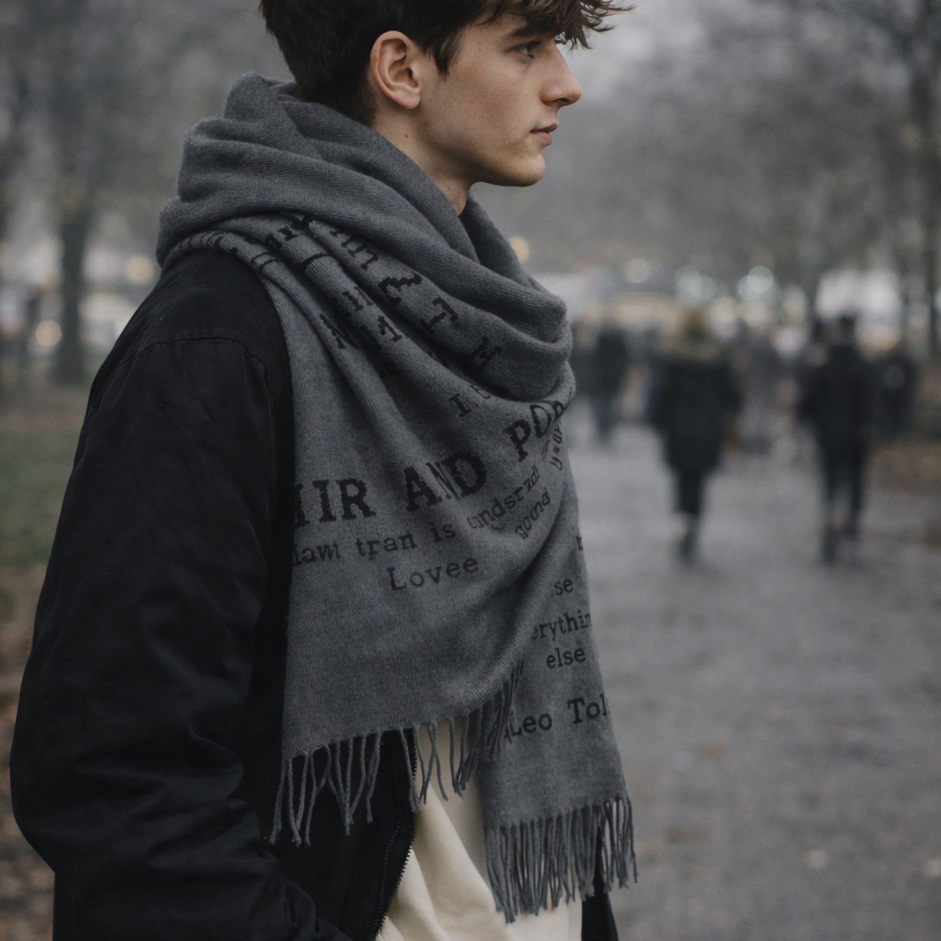 Vintage Typewriter Scarf