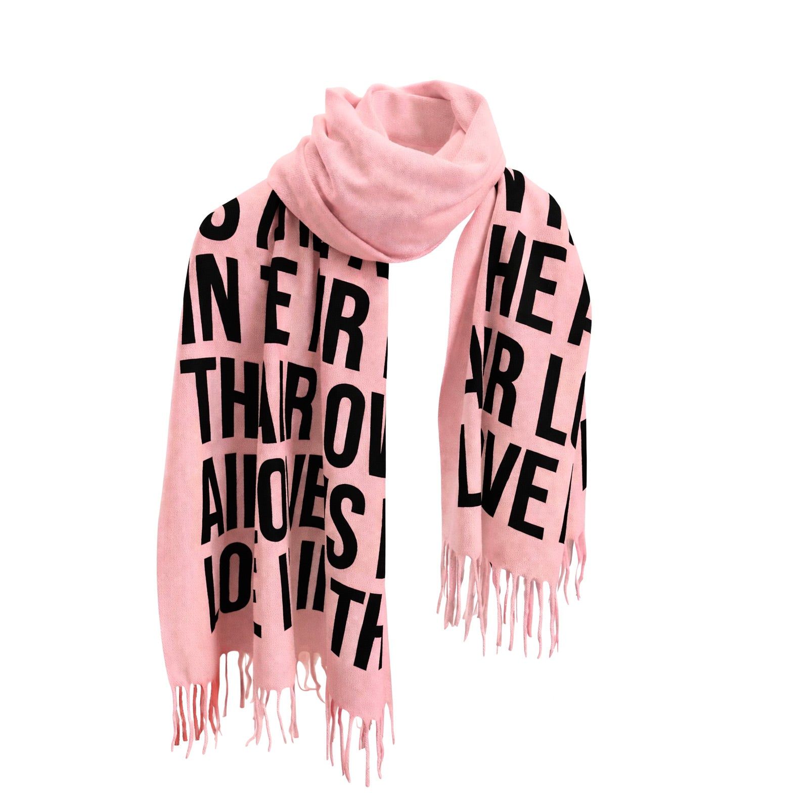 Statement Text Scarf