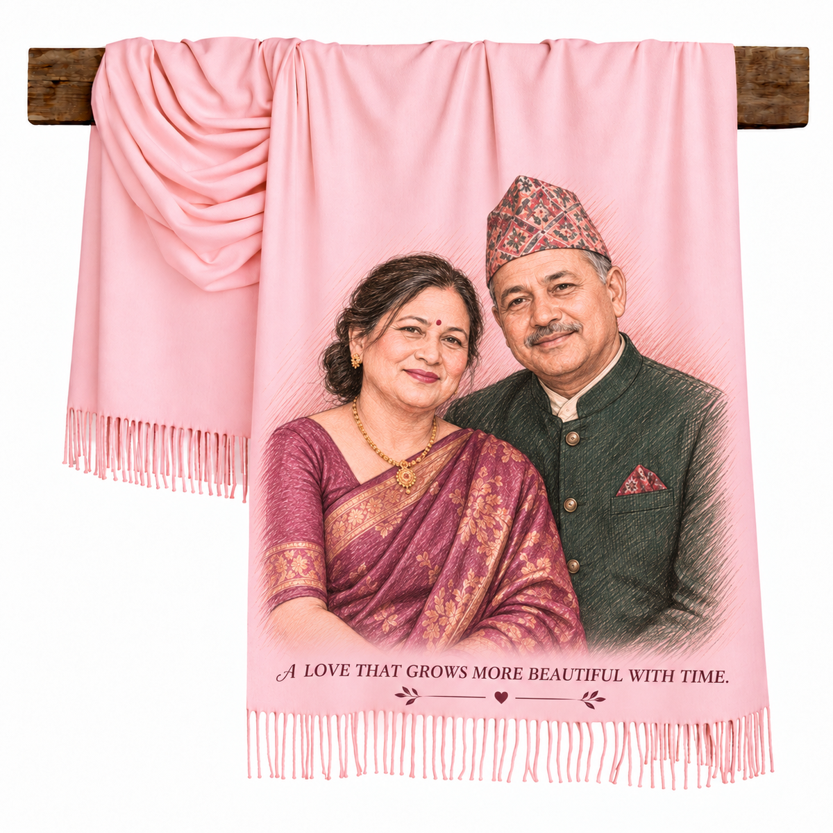 Photo Memory + Text Scarf