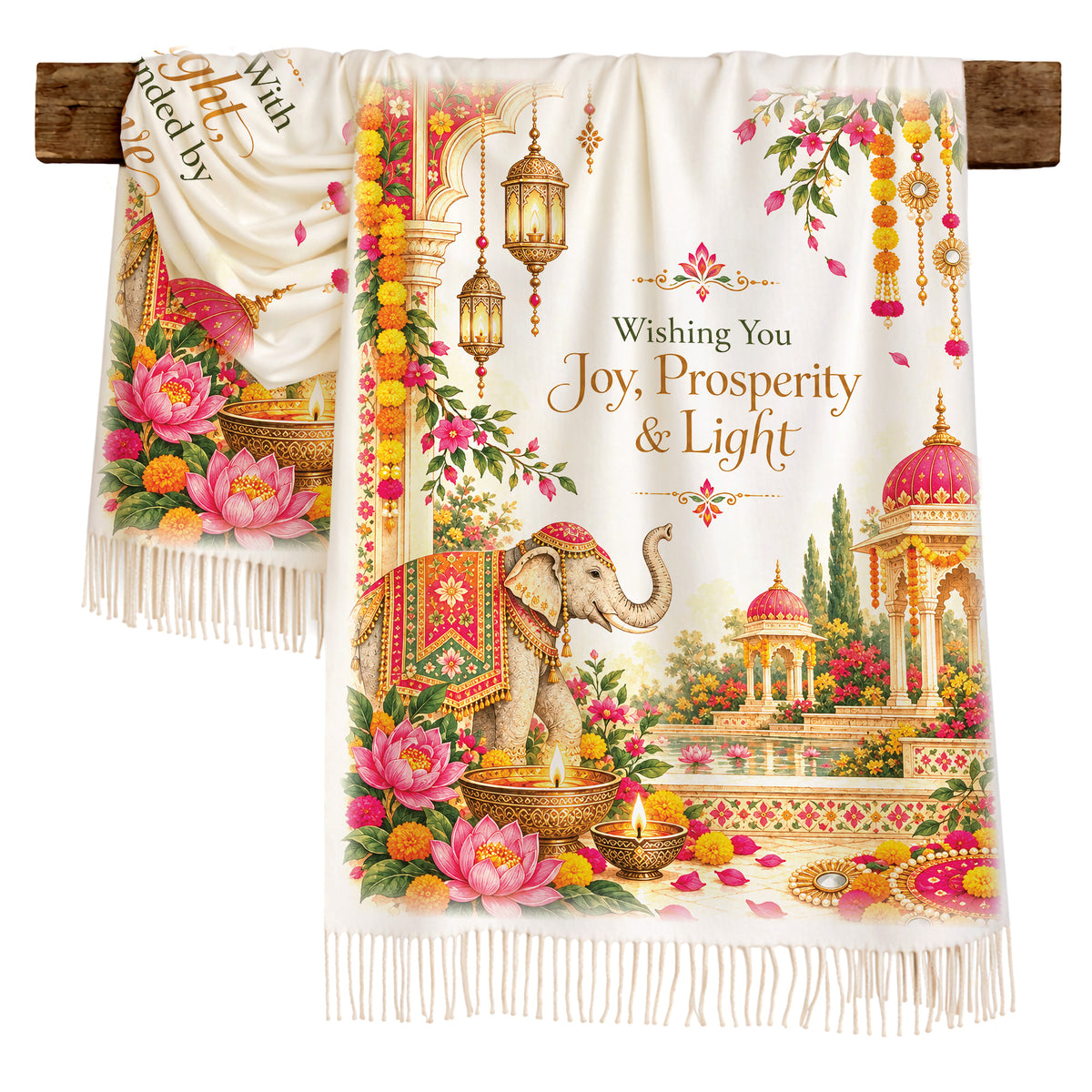 Diwali Joy, Prosperity, and Light Scarf