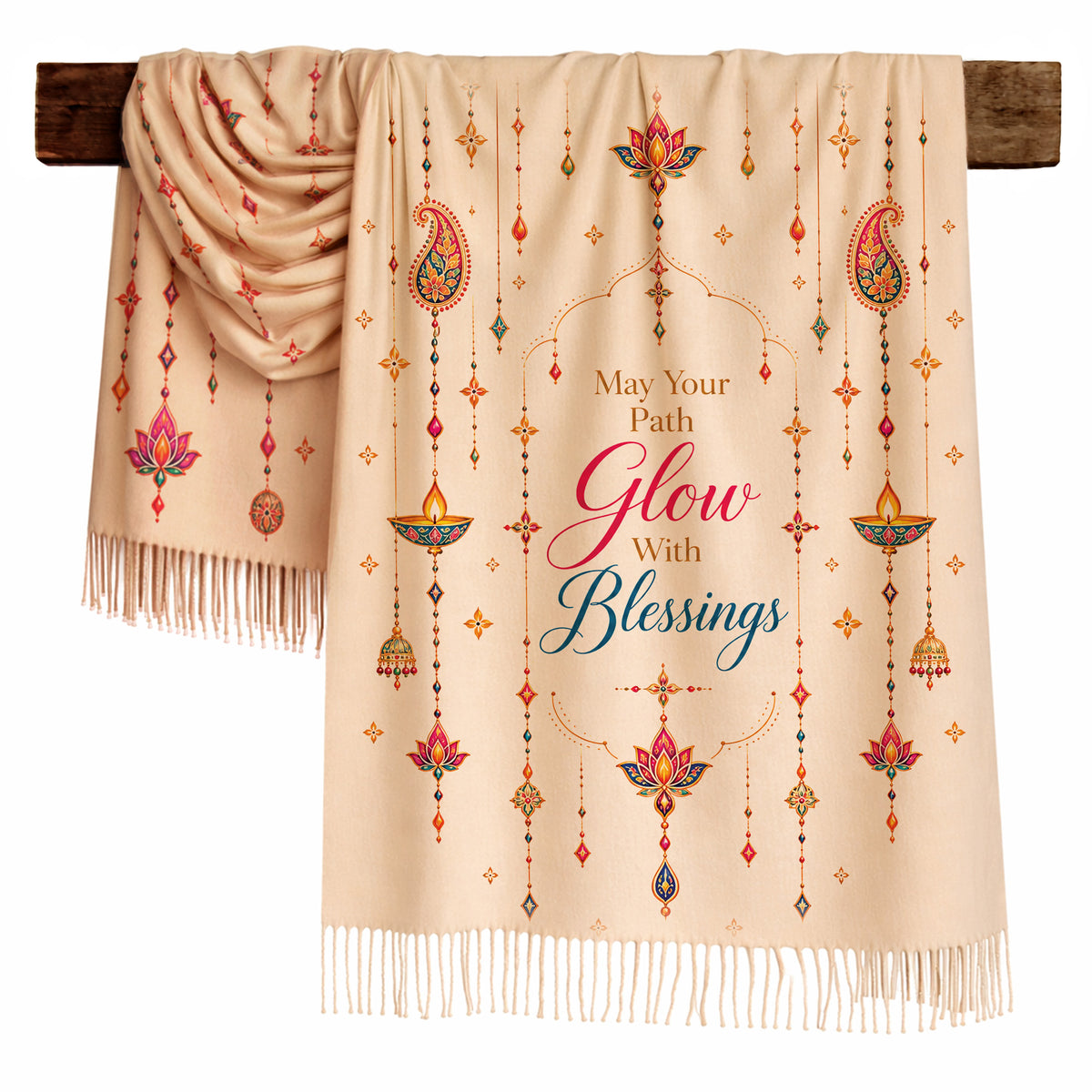 Diwali  Glow with Blessings Scarf
