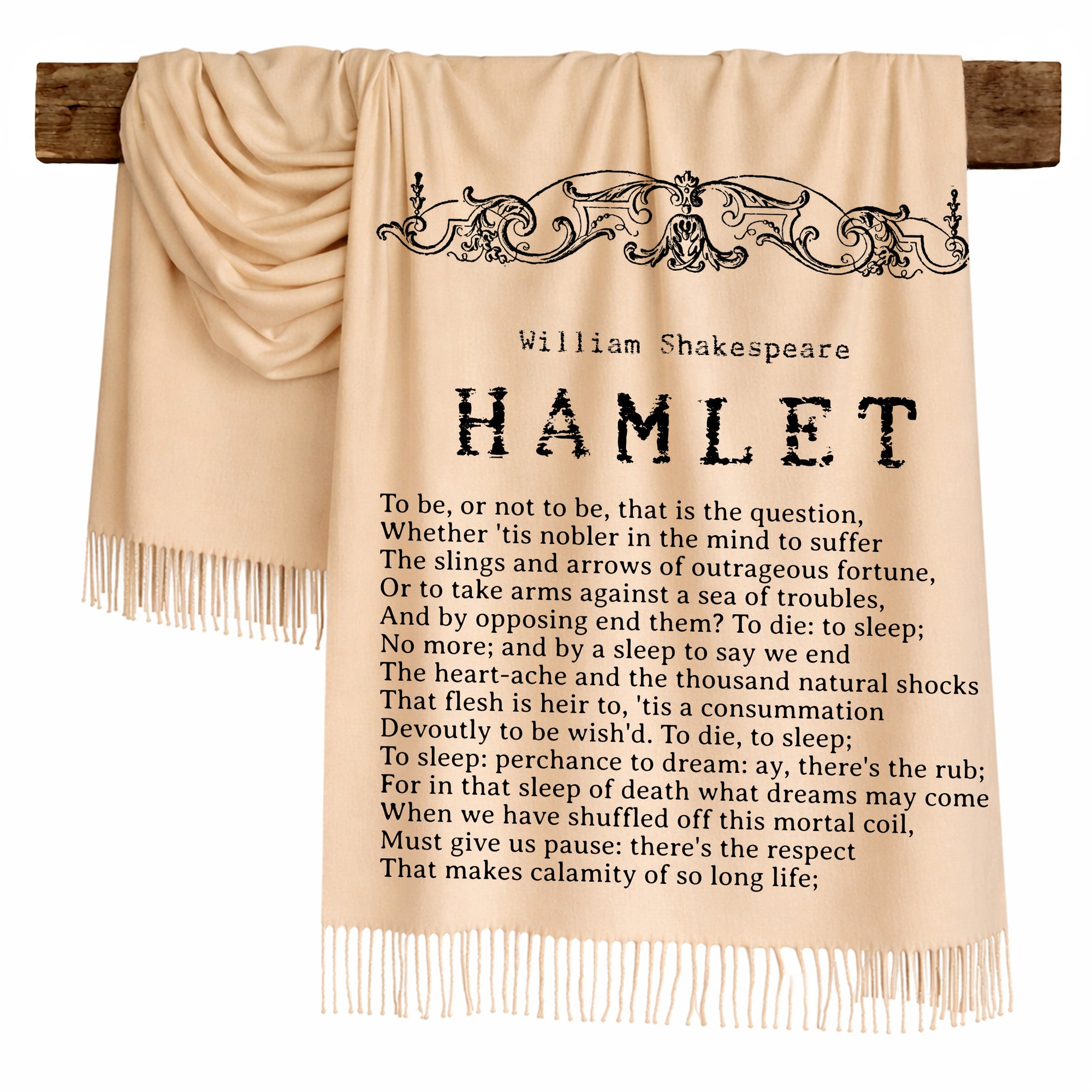 Hamlet Literary Scarf