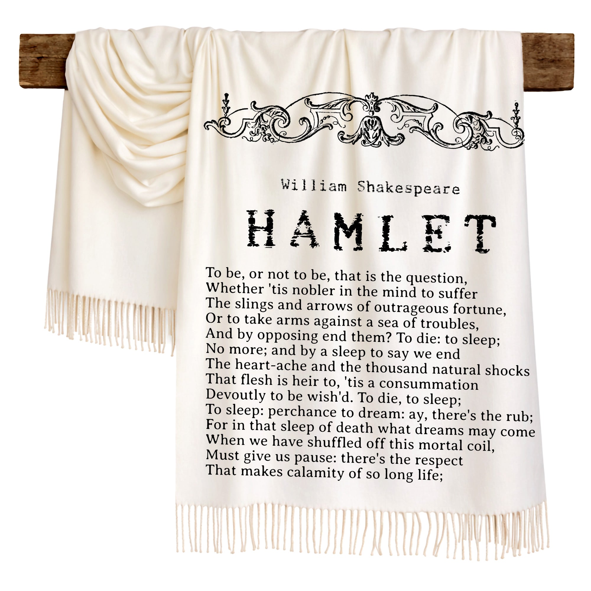 Hamlet Literary Scarf