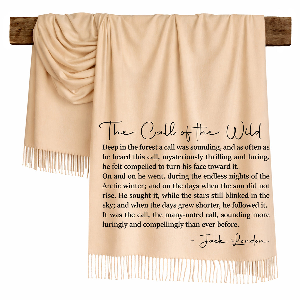 THE CALL OF THE WILD Literary Scarf