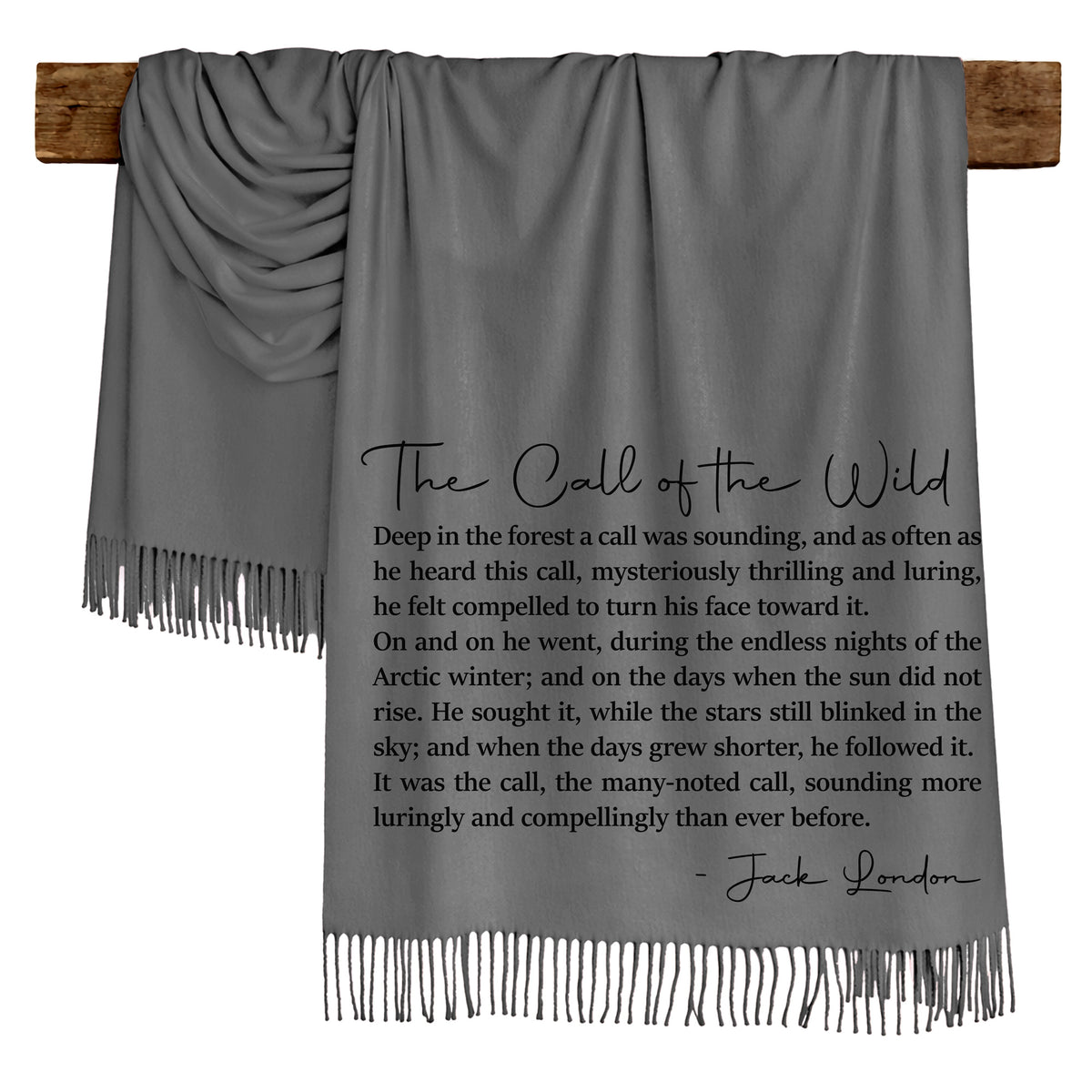 THE CALL OF THE WILD Literary Scarf
