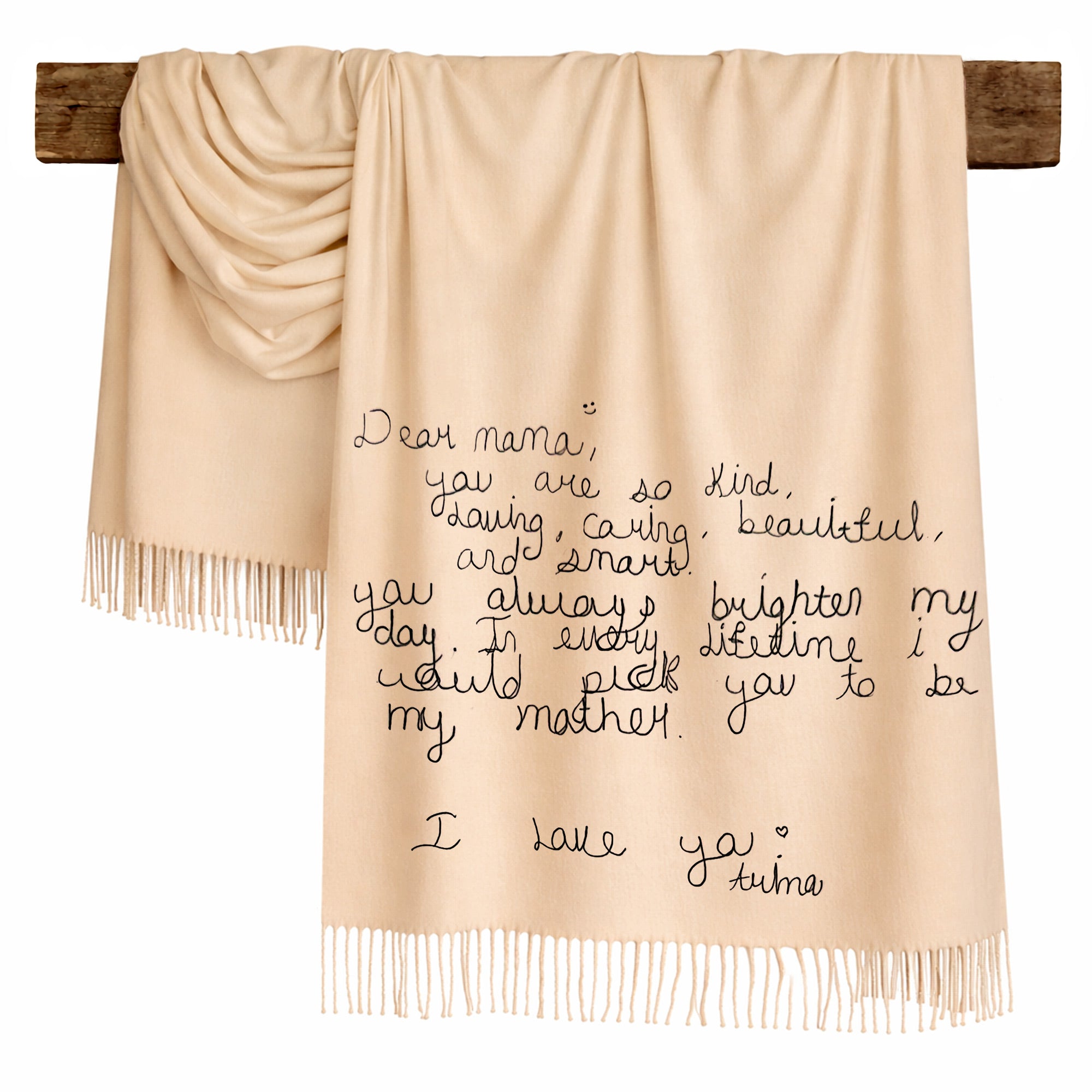 Letter Memory + Text Scarf