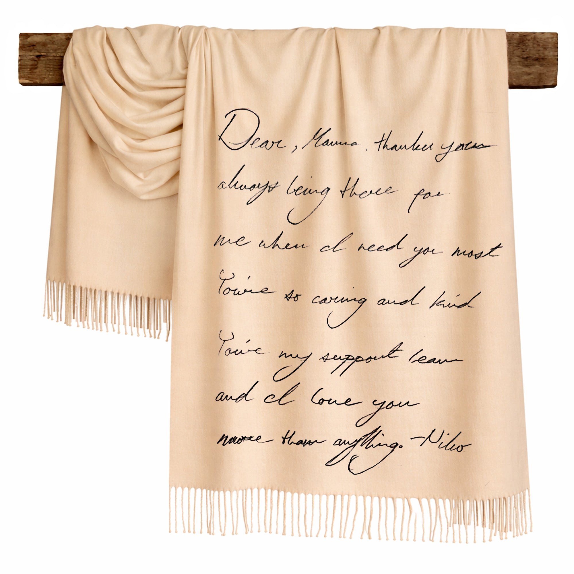 Letter Memory + Text Scarf