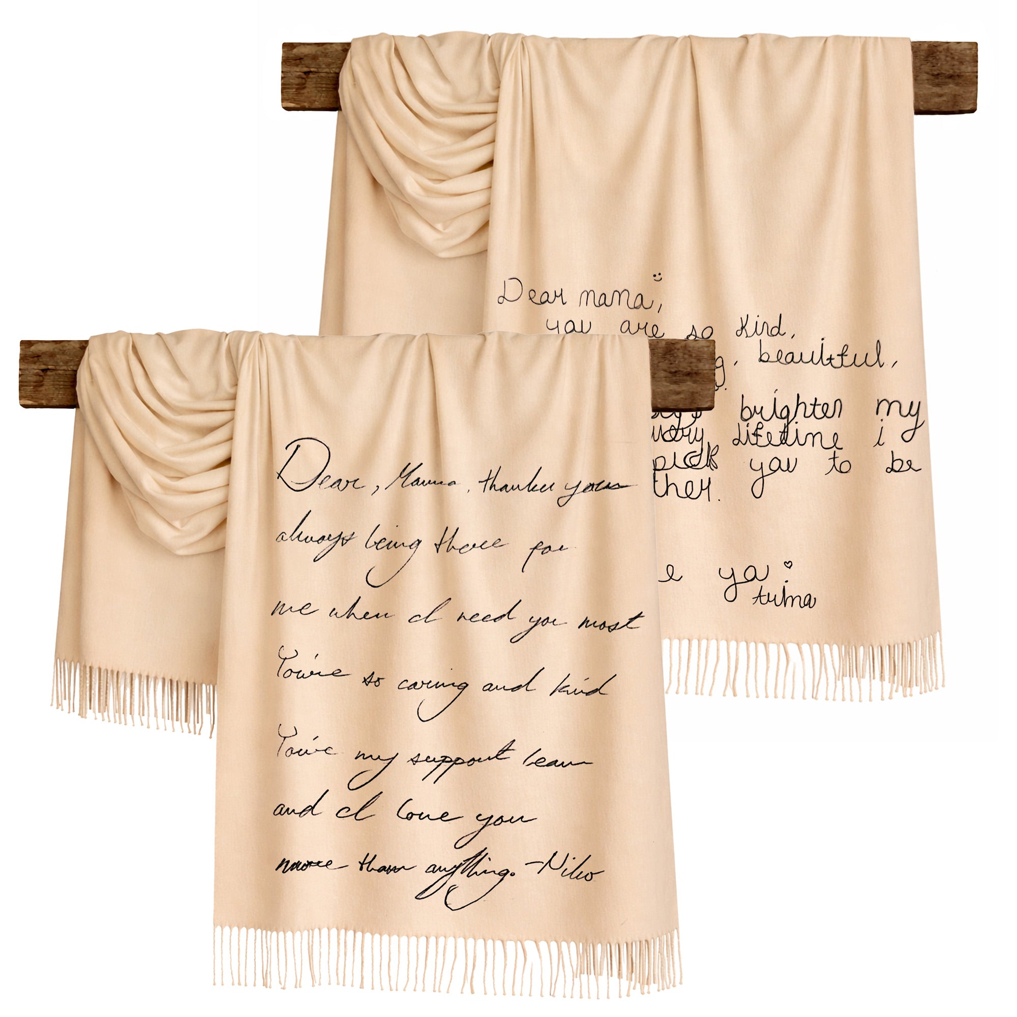 Letter Memory + Text Scarf