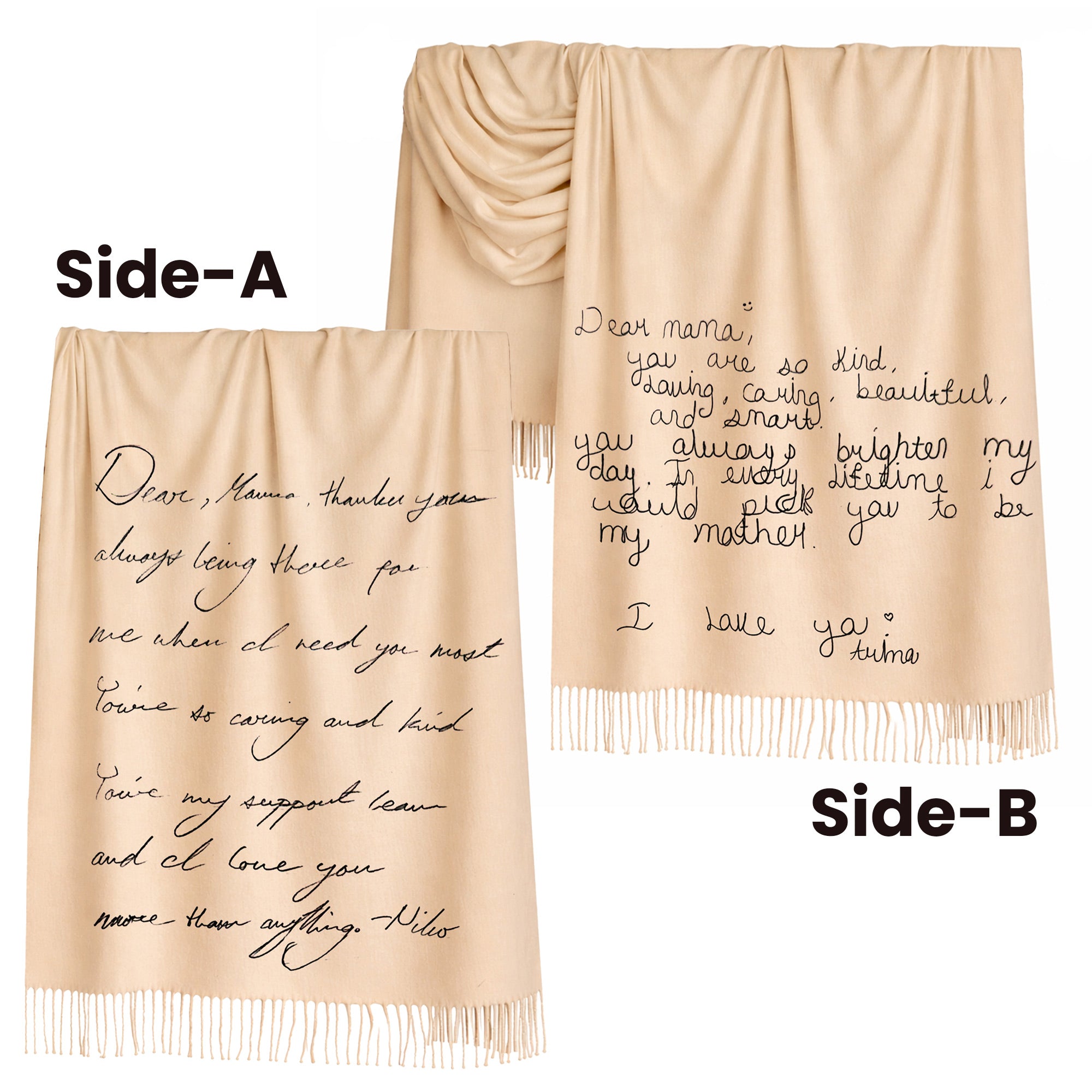 Letter Memory + Text Scarf
