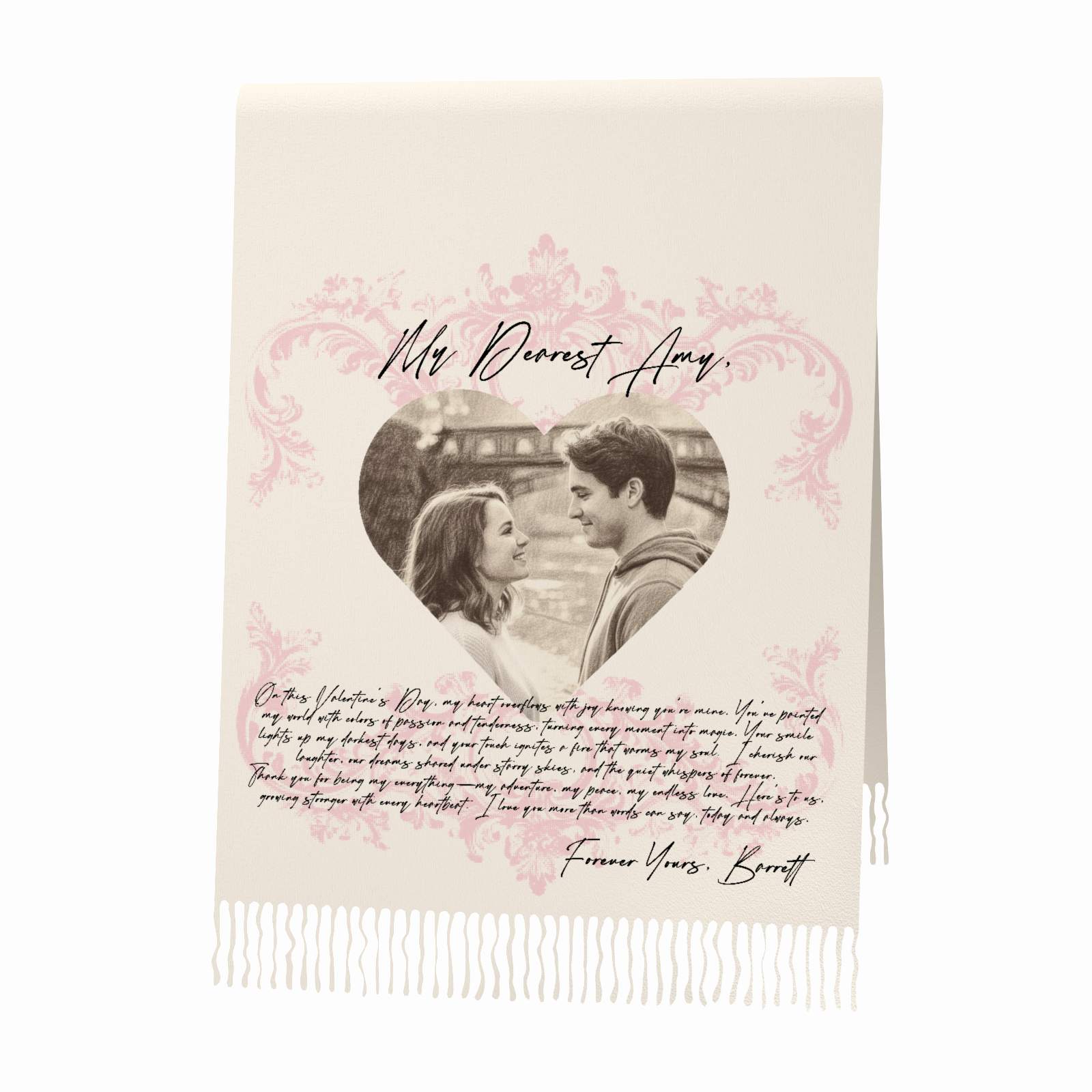 Love Letter Photo Scarf
