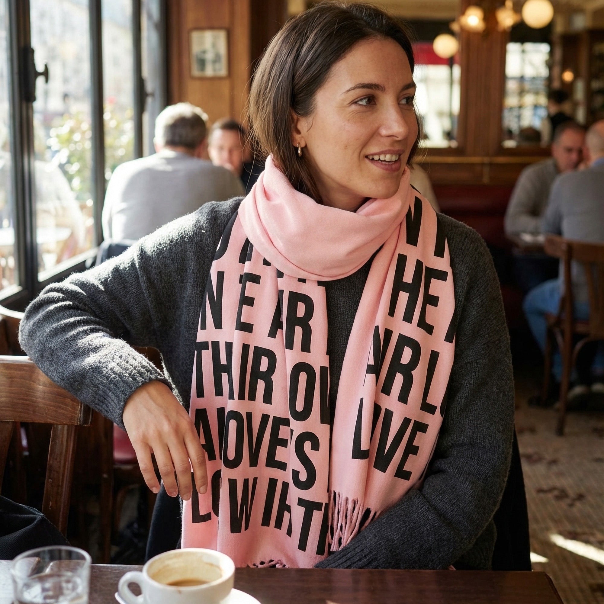 Statement Text Scarf