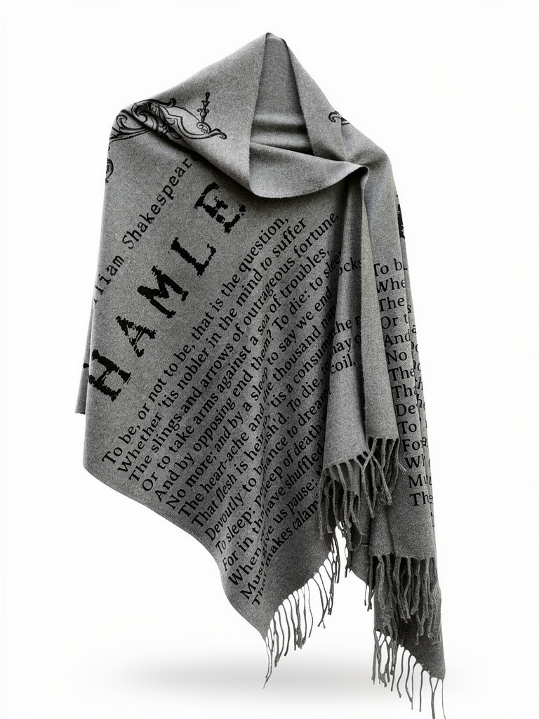 Hamlet Literary Scarf