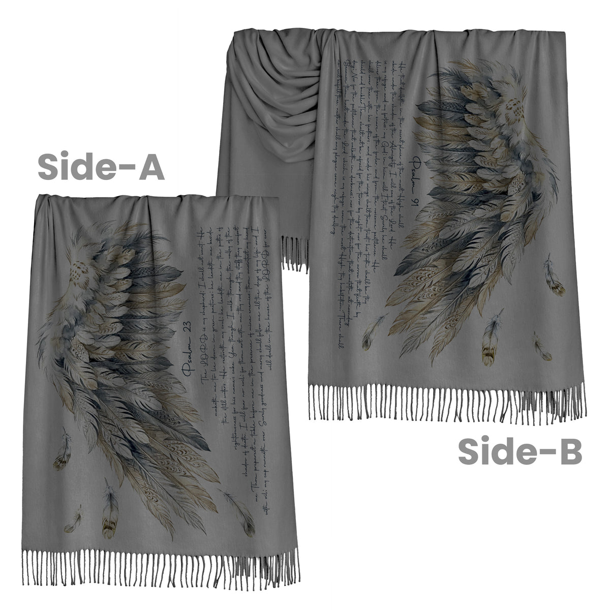 THE BIBLE VERSES Psalm 23 Scarf