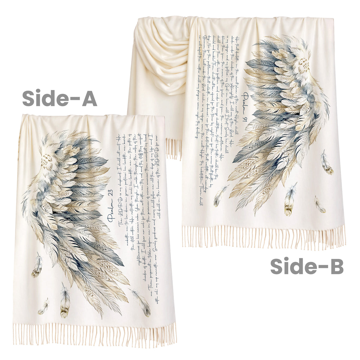 THE BIBLE VERSES Psalm 23 Scarf