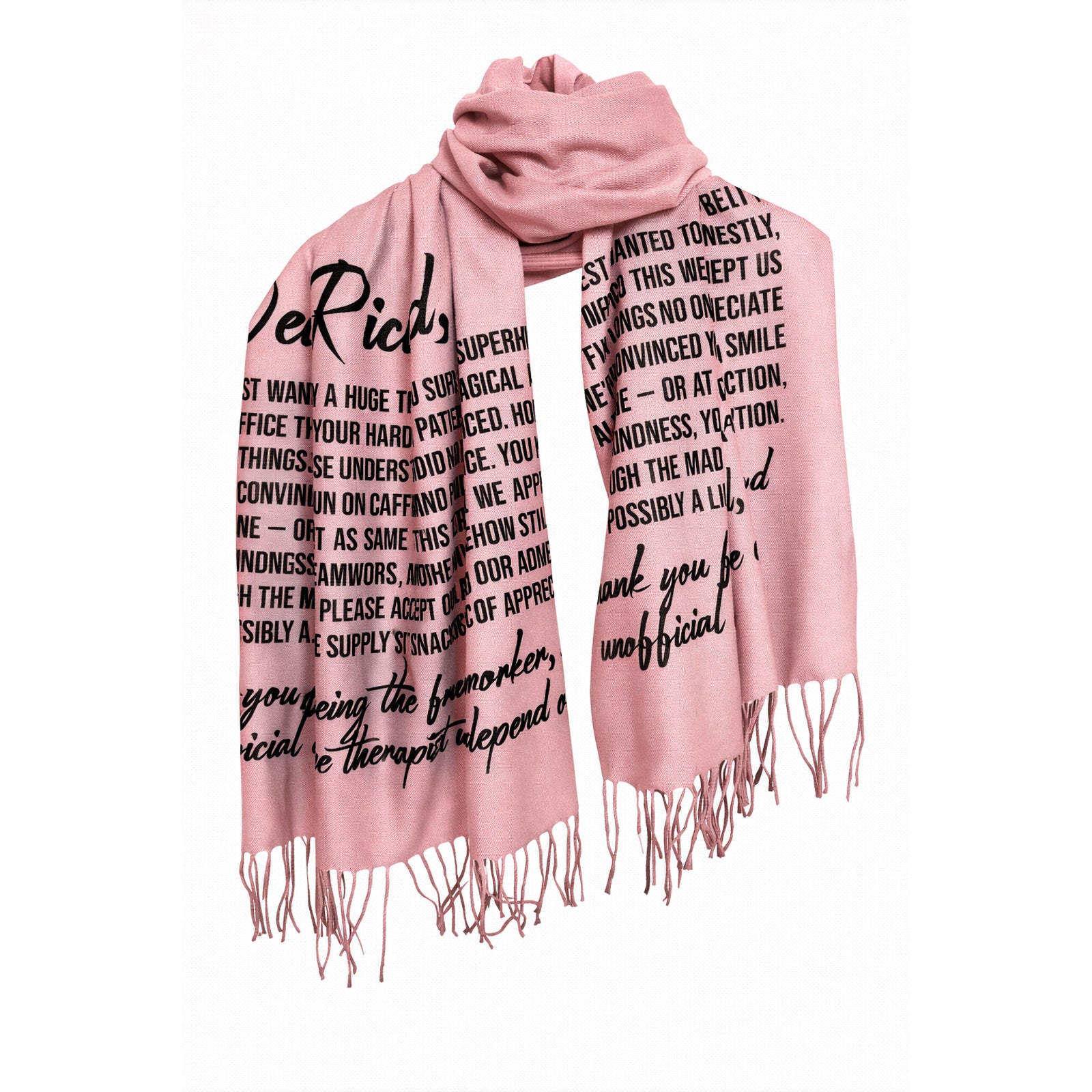 Bold Script Scarf