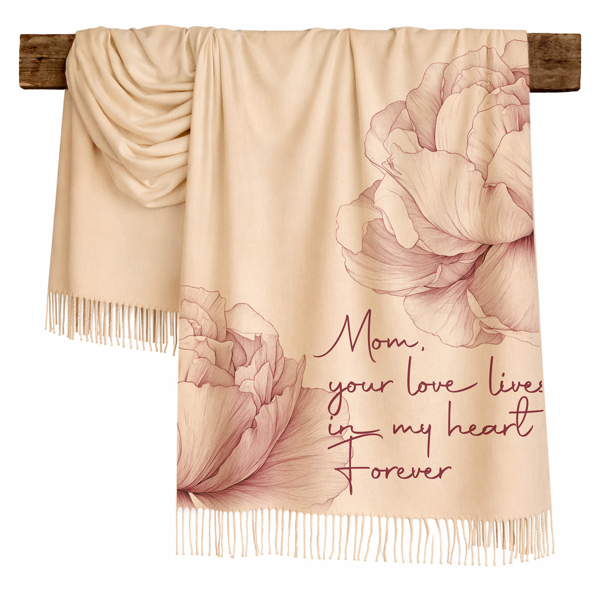 Forever Love Peony Scarf