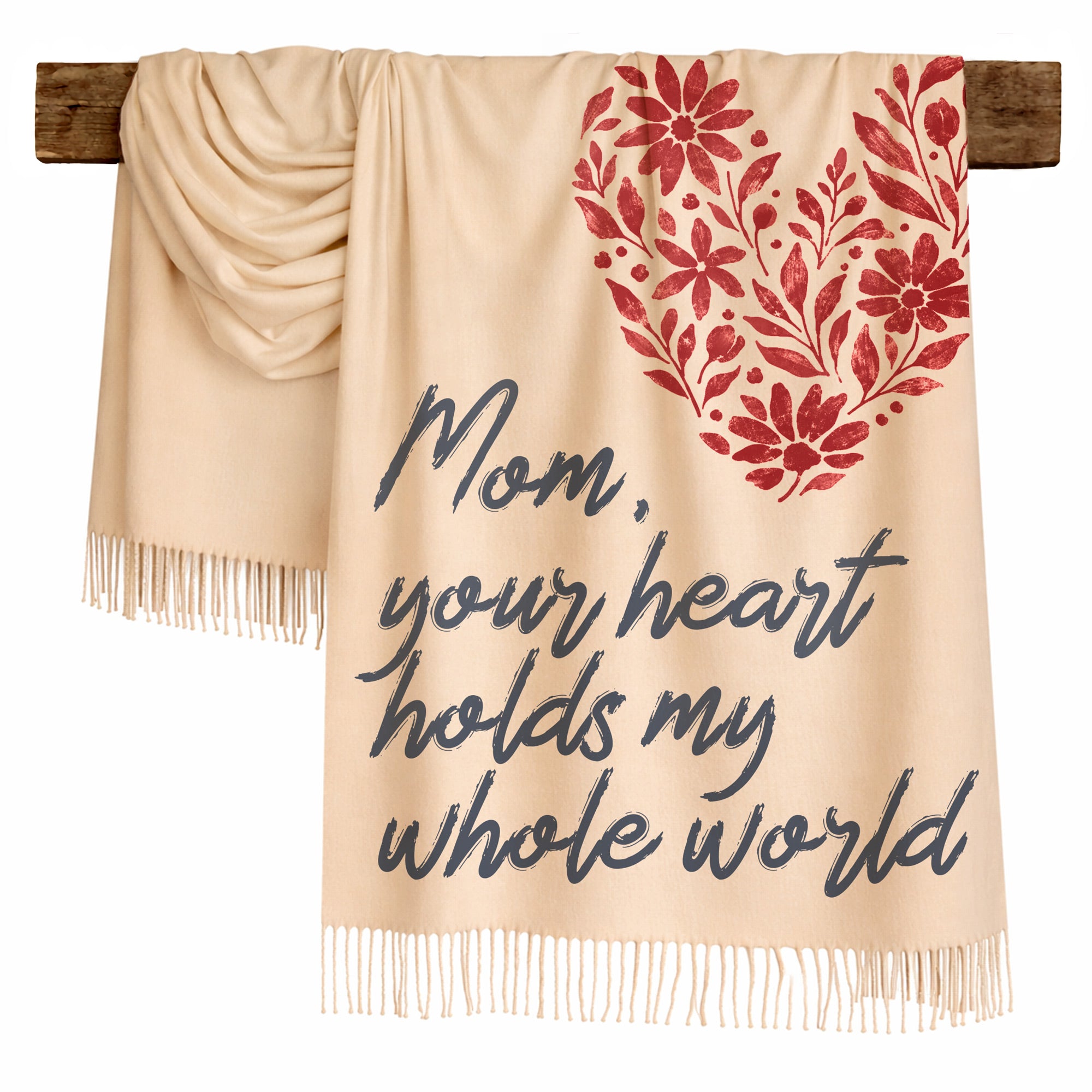 Mother’s Day Heart Love Scarf