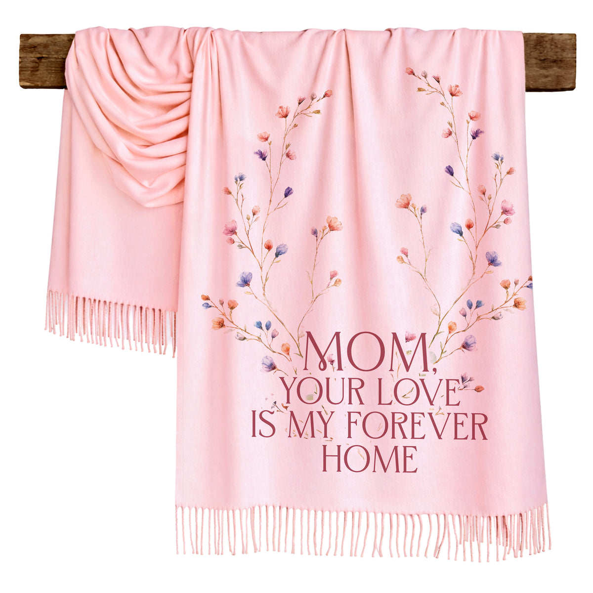 Blossom Wreath Love Scarf for Mom