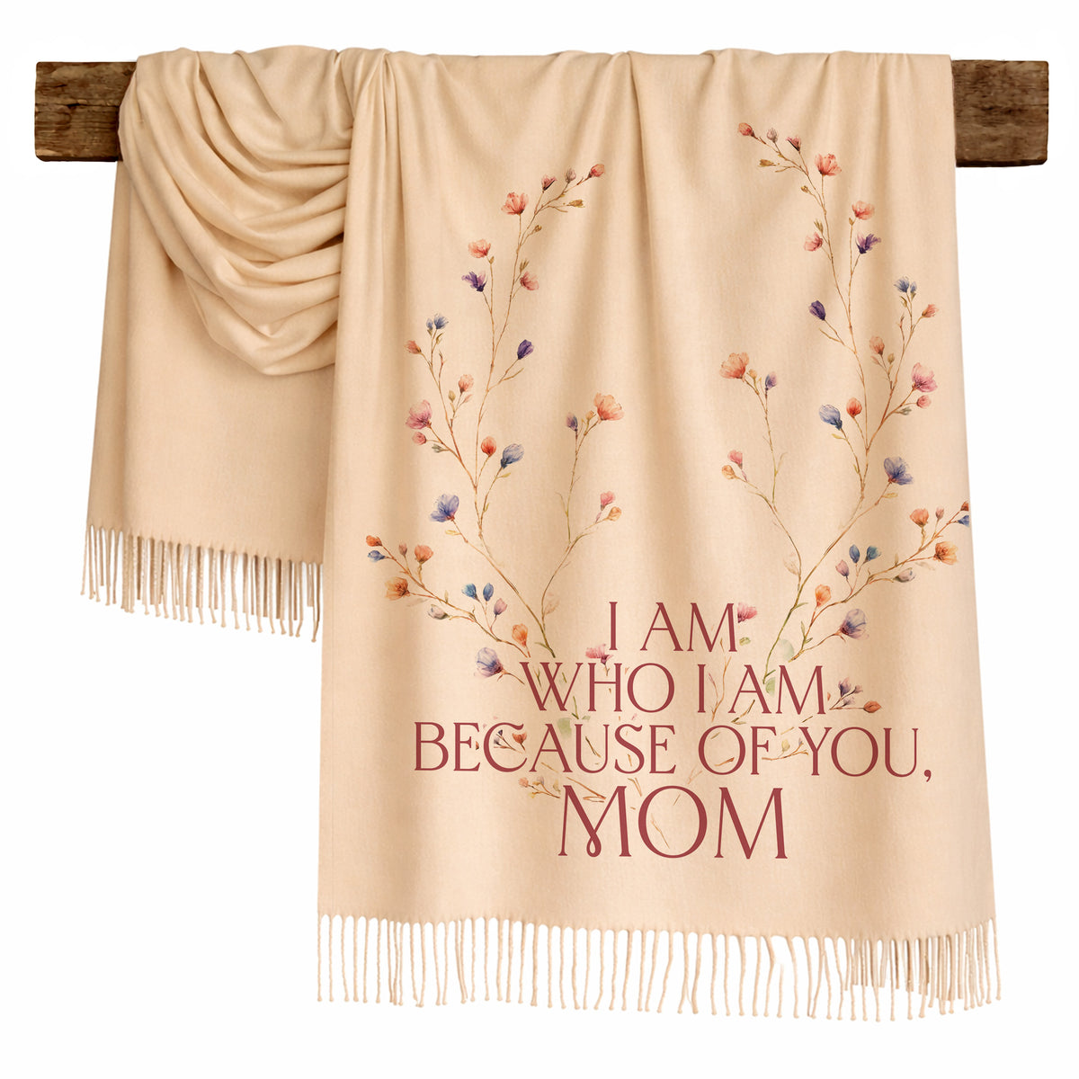 Blossom Wreath Love Scarf for Mom