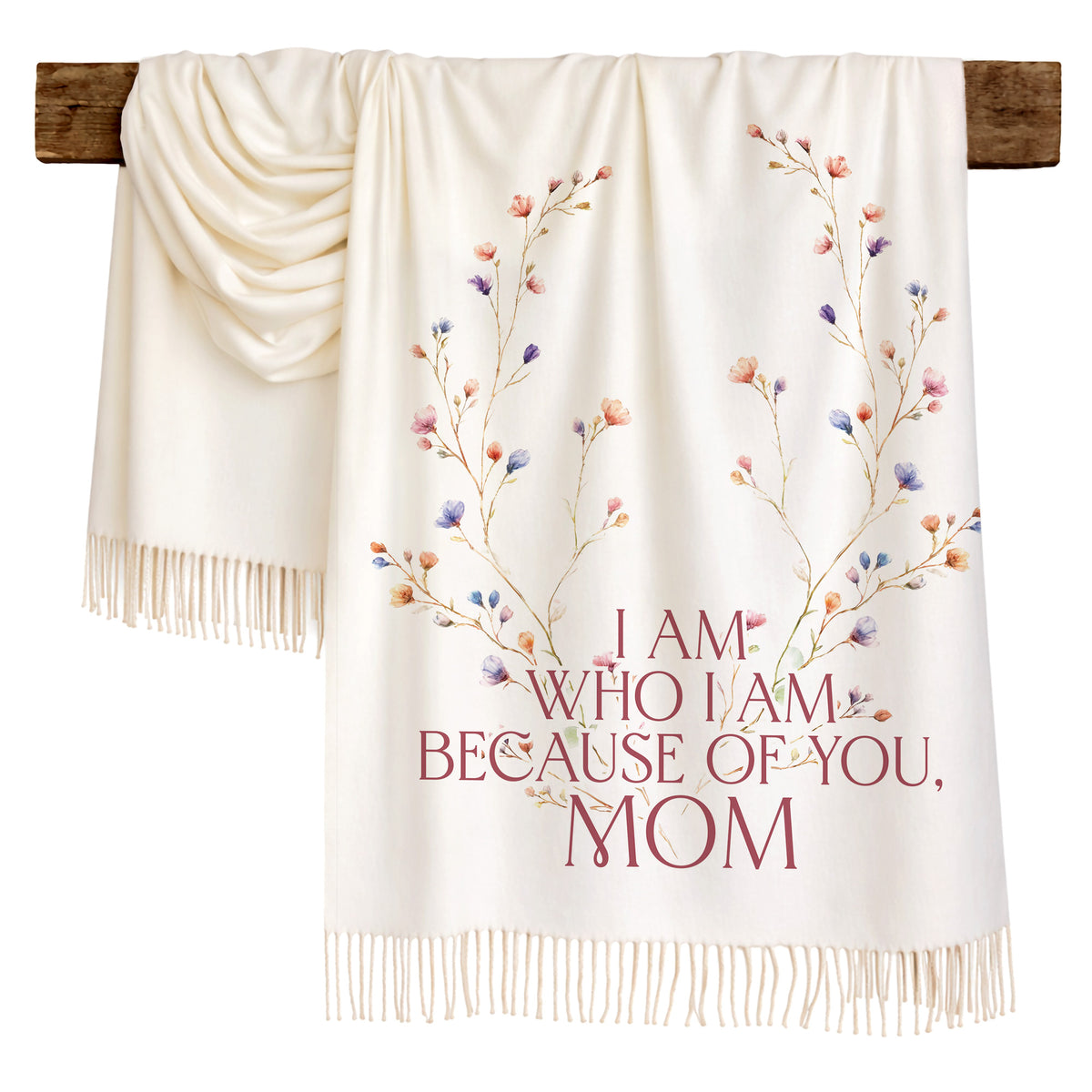 Blossom Wreath Love Scarf for Mom
