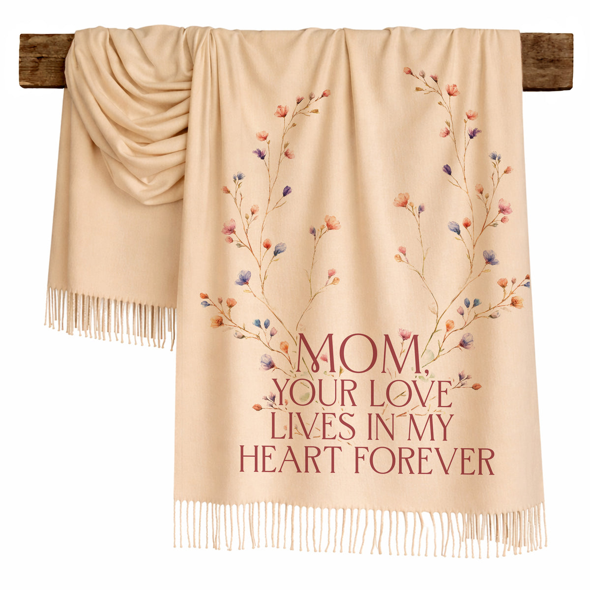Blossom Wreath Love Scarf for Mom