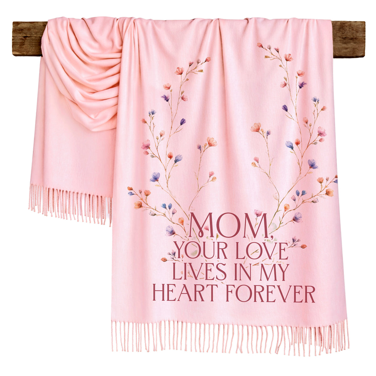 Blossom Wreath Love Scarf for Mom