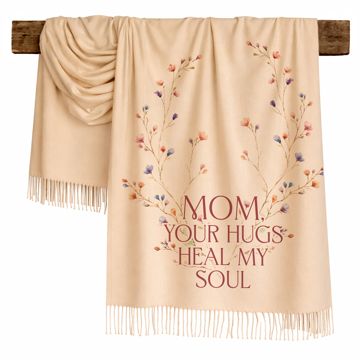 Blossom Wreath Love Scarf for Mom