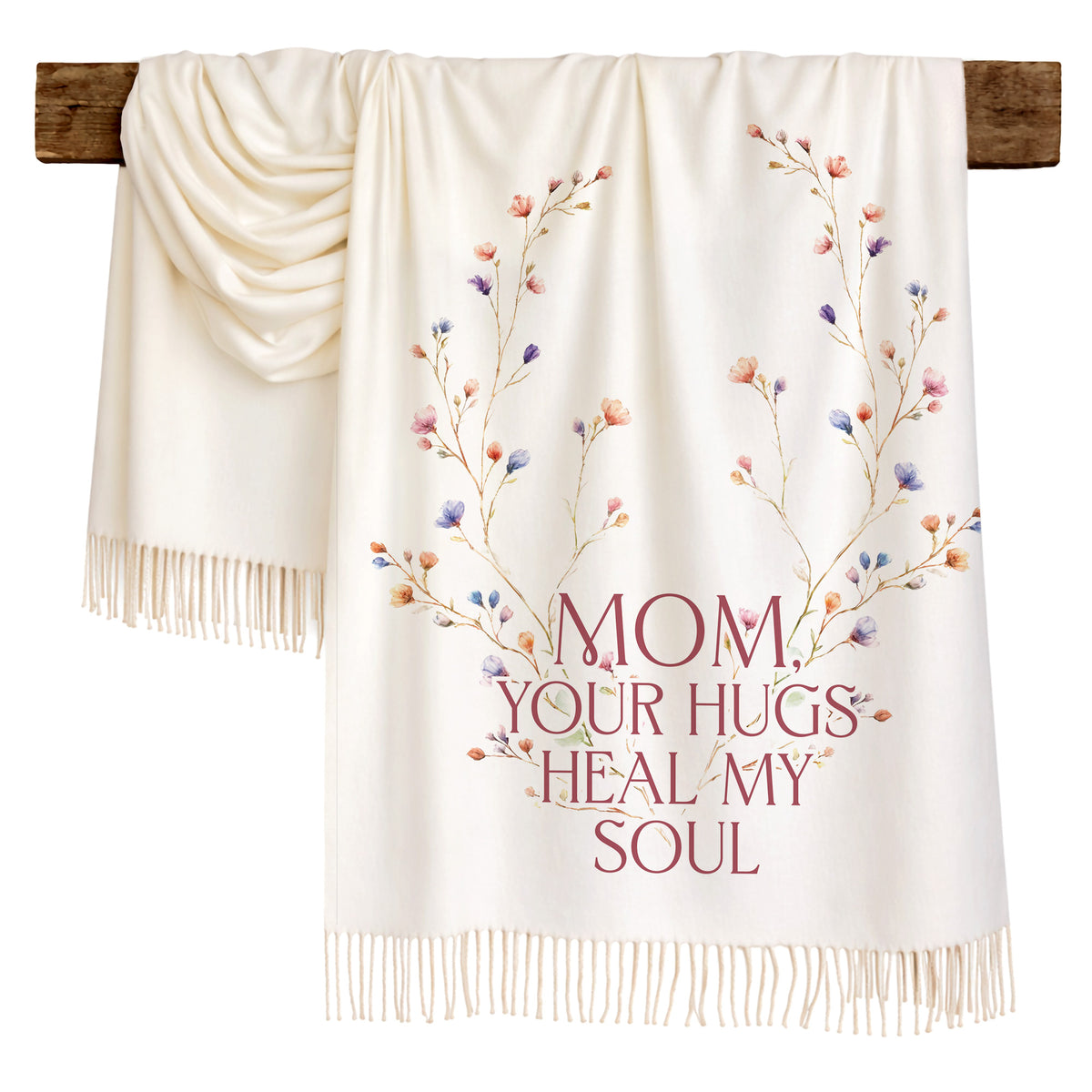 Blossom Wreath Love Scarf for Mom