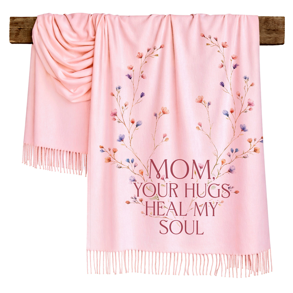 Blossom Wreath Love Scarf for Mom
