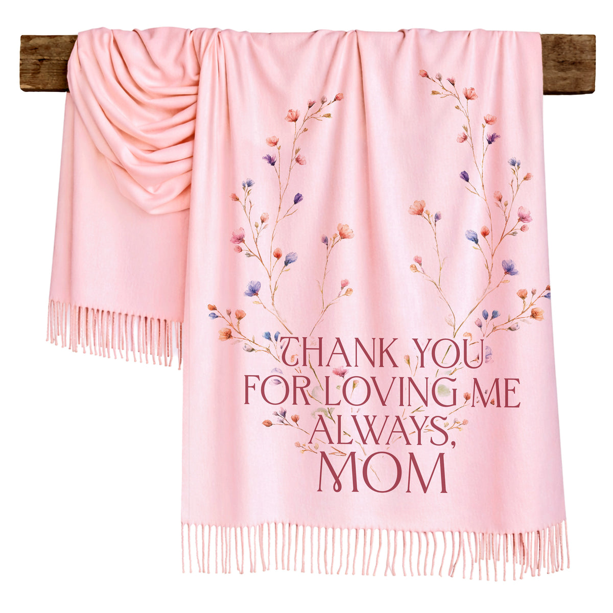 Blossom Wreath Love Scarf for Mom
