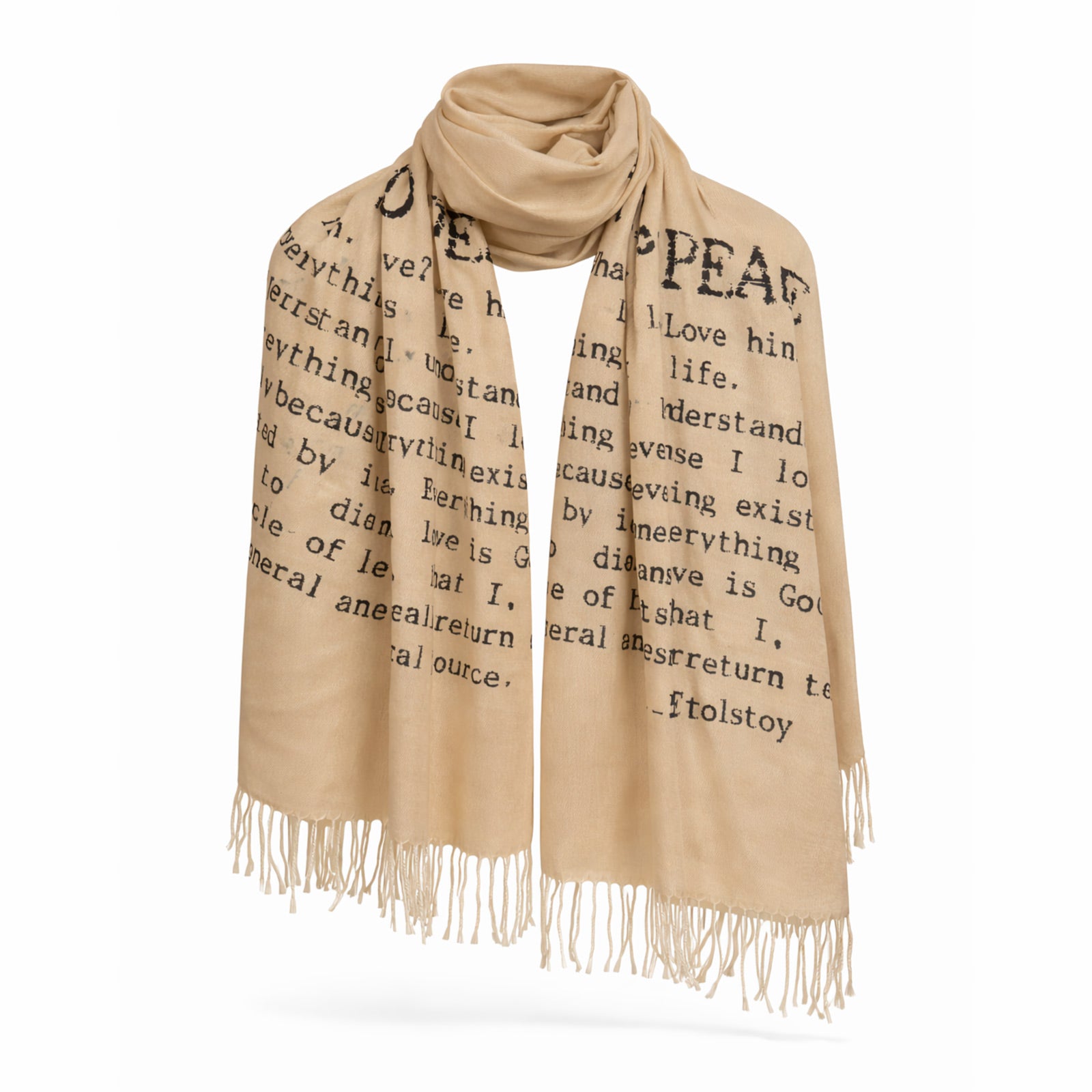 Vintage Typewriter Scarf