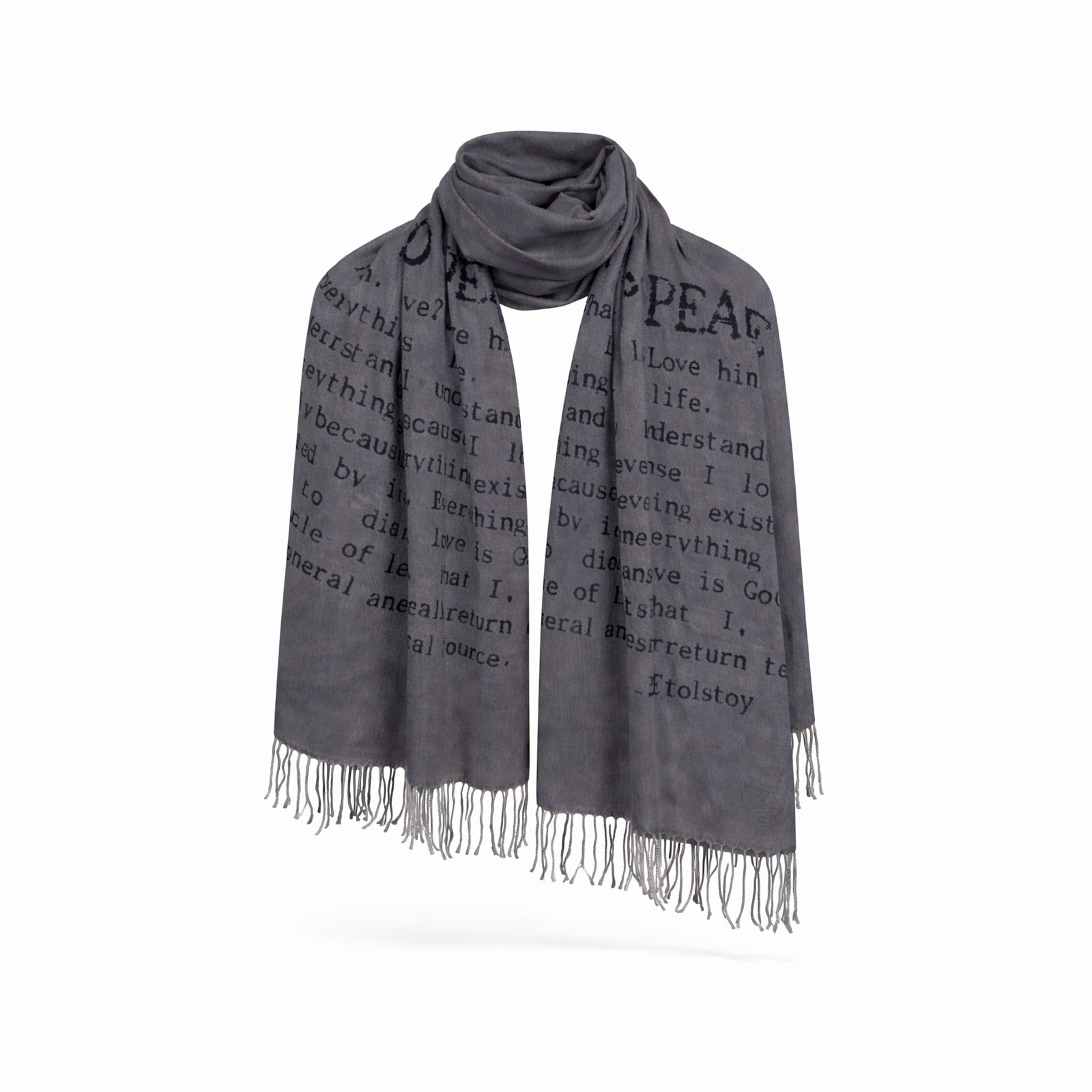 Vintage Typewriter Scarf