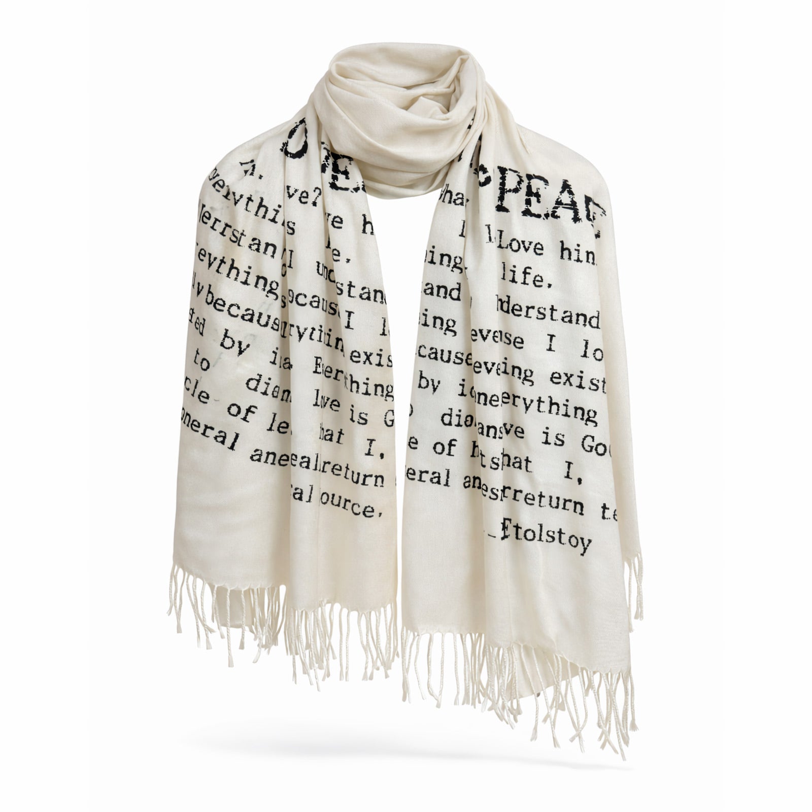 Vintage Typewriter Scarf