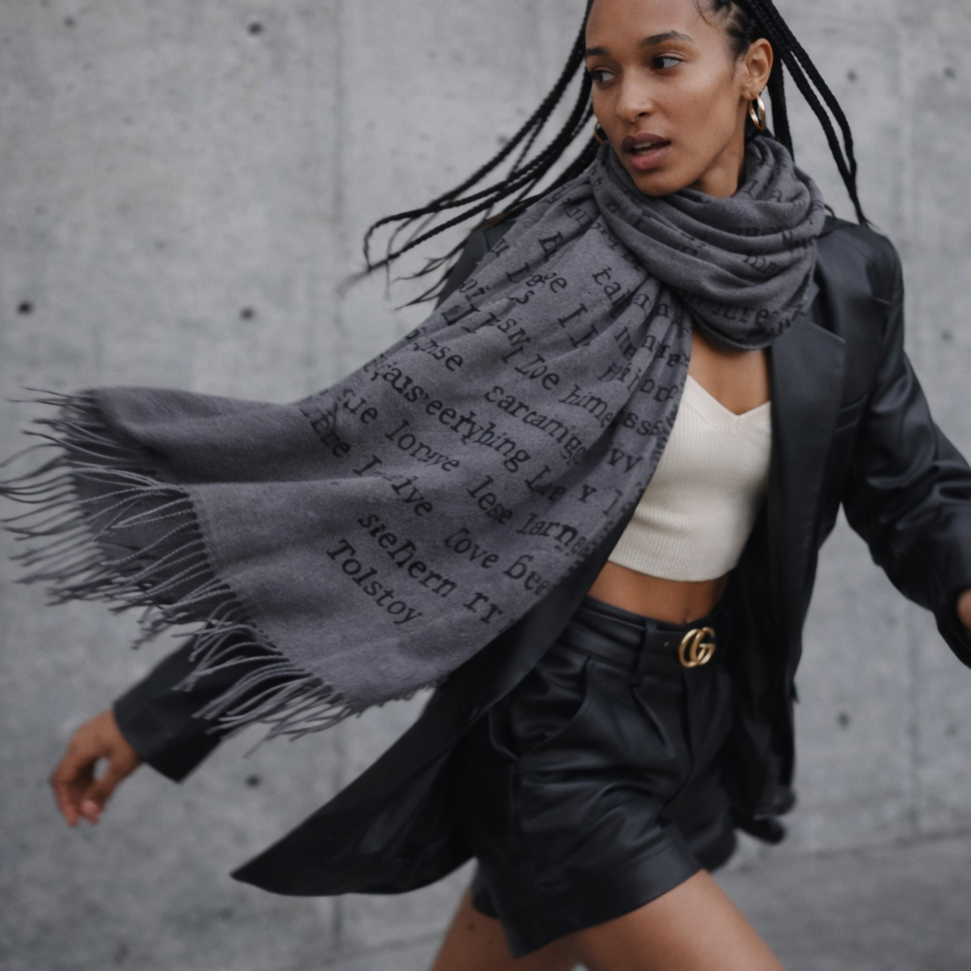 Vintage Typewriter Scarf