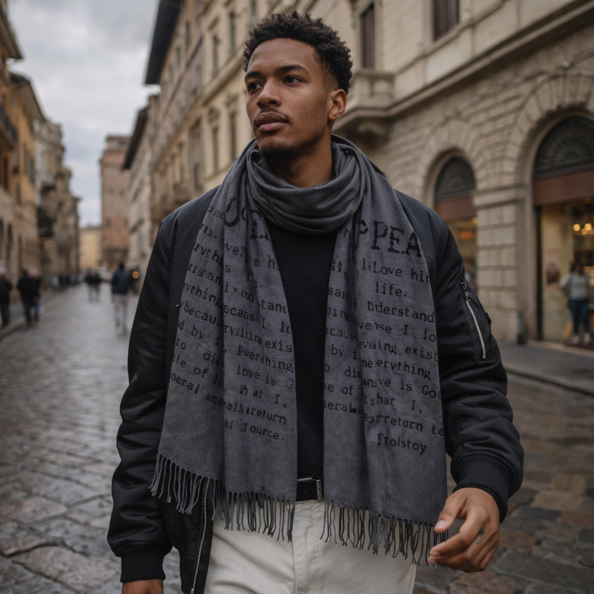 Vintage Typewriter Scarf