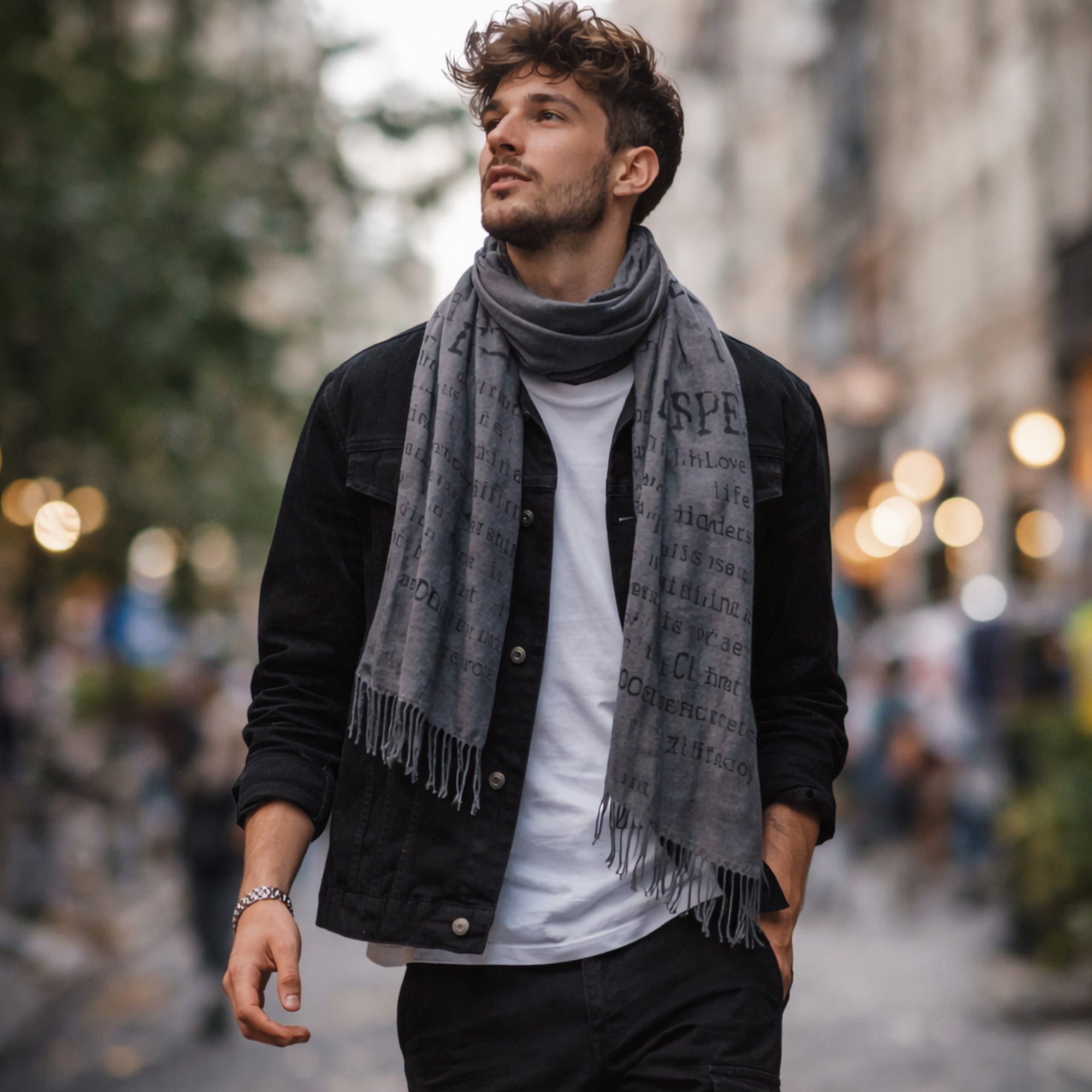 Vintage Typewriter Scarf