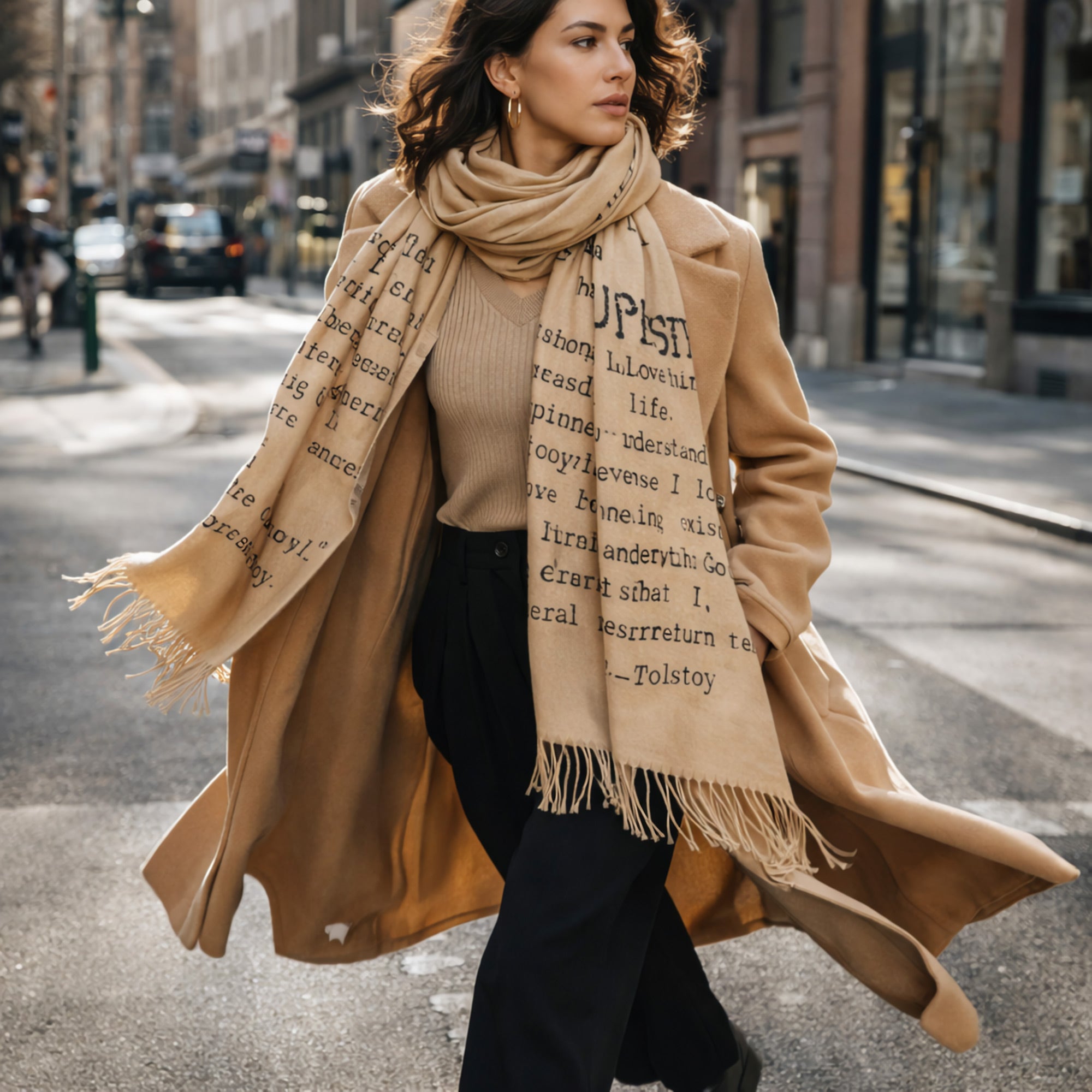 Vintage Typewriter Scarf